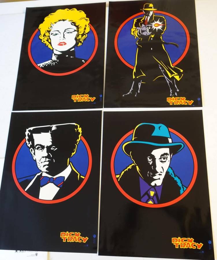 Dick Tracy originaler deutscher Aushangfotosatz